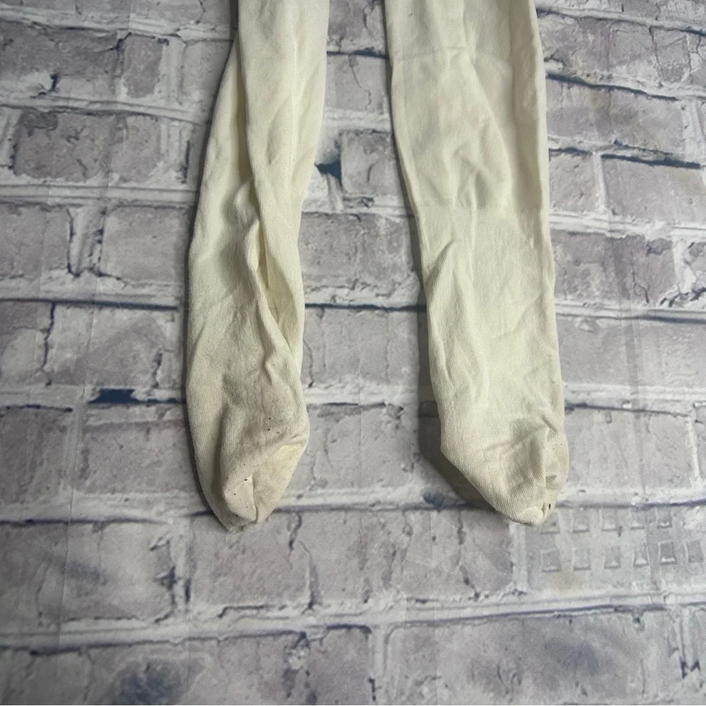 EUC Crewcuts Soft Cream Tights Size XL/XXL
